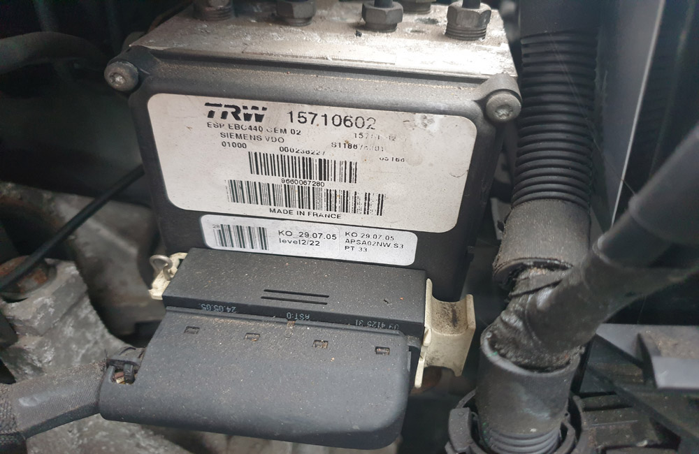 Peugeot 407 Zenith HDI ABS pump